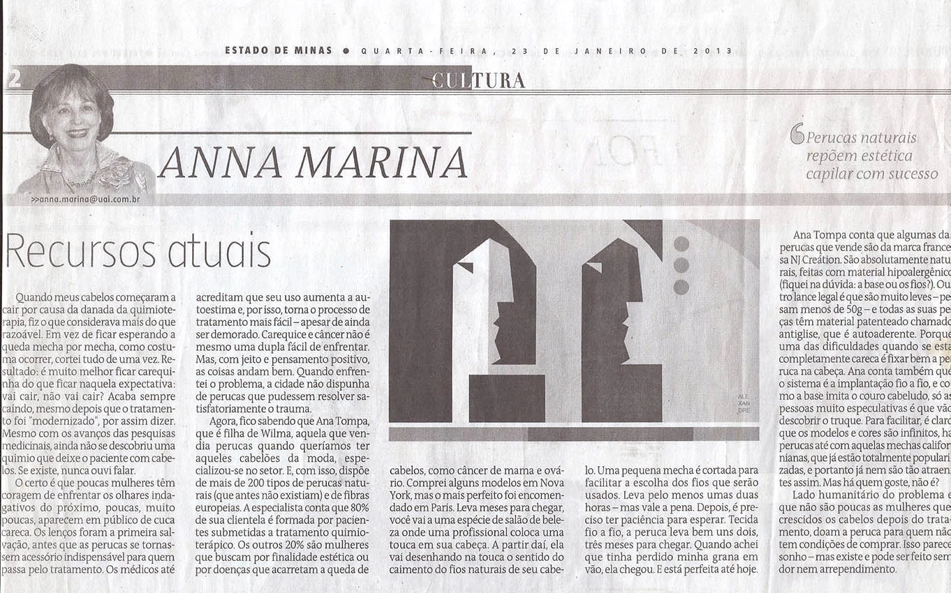 Coluna Anna Marina - Jornal Estado de Minas